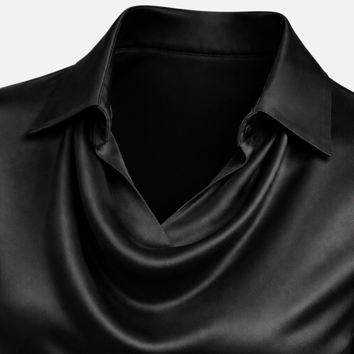 Slim Fit Blouse with Long Sleeves for Women