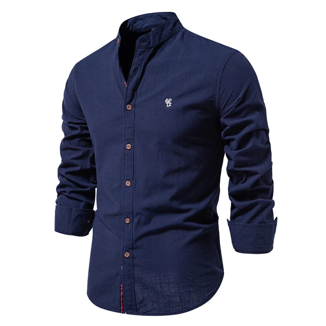 Slim_Fit_Grandad_Collar_Cotton_Shirt_for_Men_3
