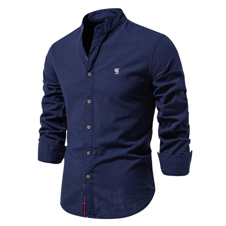 Slim_Fit_Grandad_Collar_Cotton_Shirt_for_Men_3