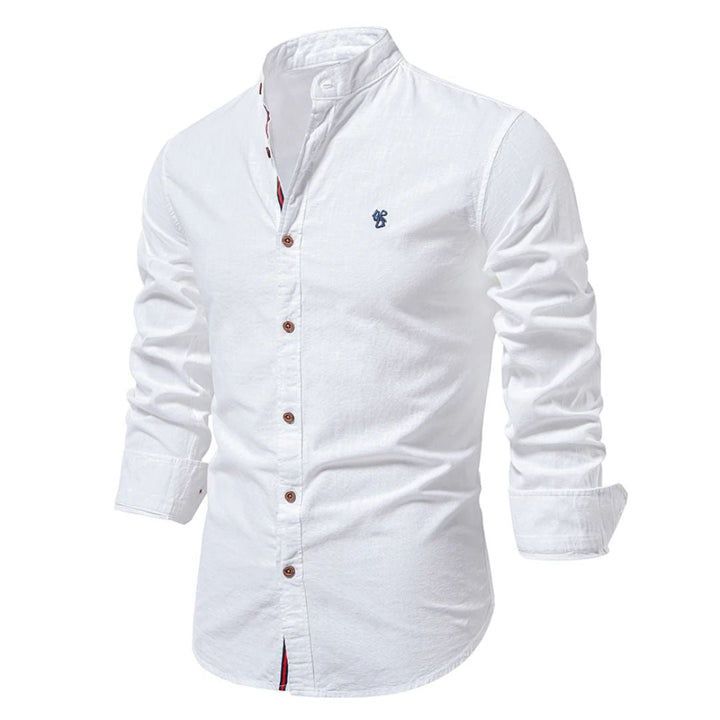 Slim_Fit_Grandad_Collar_Cotton_Shirt_for_Men_4