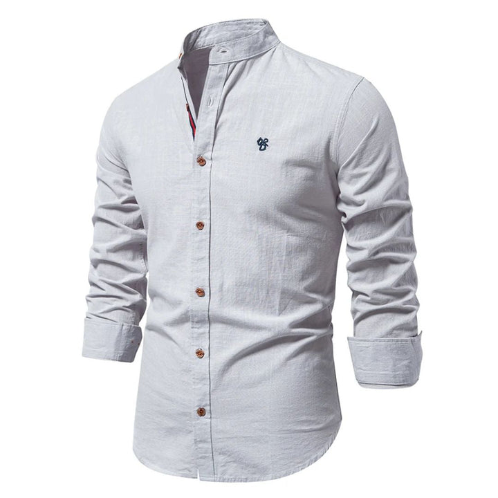 Slim_Fit_Grandad_Collar_Cotton_Shirt_for_Men_5