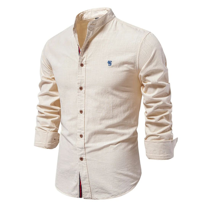 Slim_Fit_Grandad_Collar_Cotton_Shirt_for_Men_6