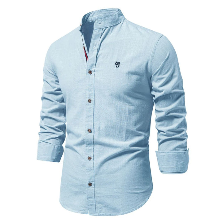 Slim_Fit_Grandad_Collar_Cotton_Shirt_for_Men_8