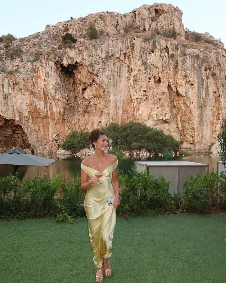 Slim_Fit_Yellow_Satin_Maxi_Dress_Off_Shoulder_Evening_for_Women_copy_5