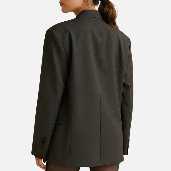 Casual Tailored Blazer Relazed Fit – Two-Button Front for Women