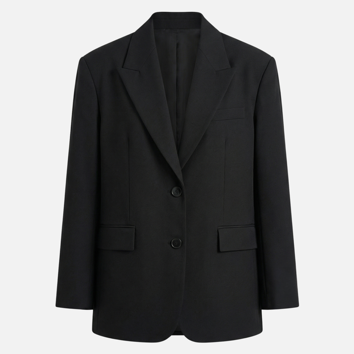Casual Tailored Blazer Relazed Fit – Two-Button Front for Women