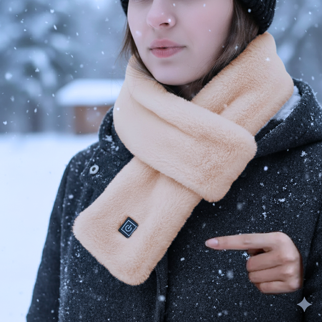 Soft Heating Scarf – With Three Temperature Levels and USB-C Power 3