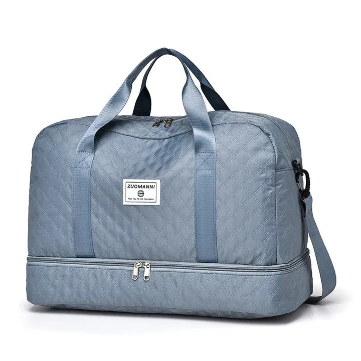 Spacious Water-Repellent Travel Bag – With Shoe Compartment and Wet Compartment 10