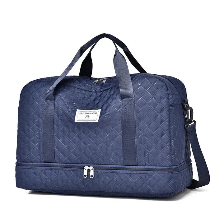 Spacious Water-Repellent Travel Bag – With Shoe Compartment and Wet Compartment 14