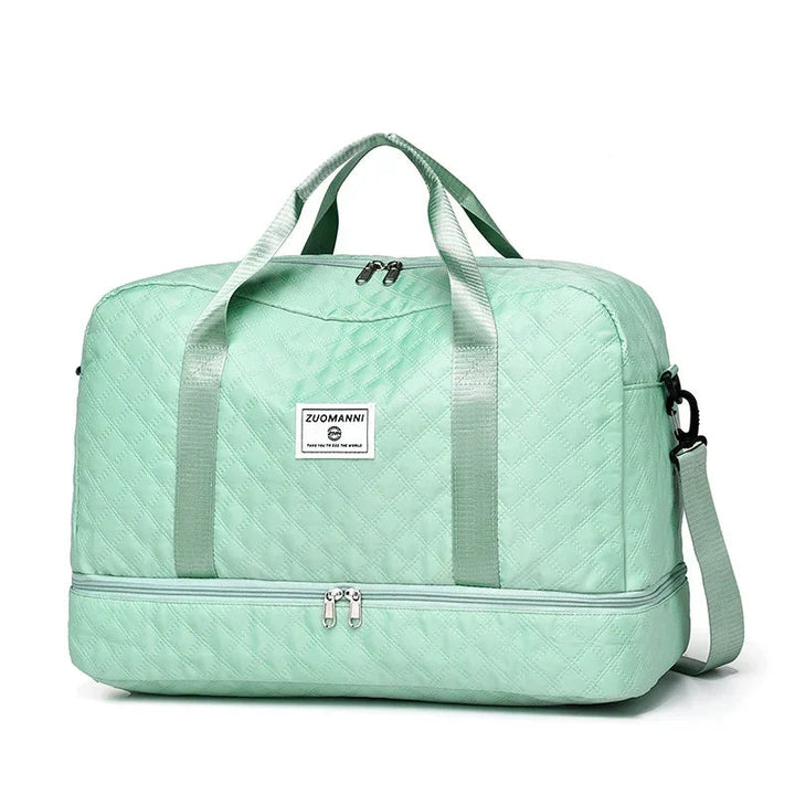 Spacious Water-Repellent Travel Bag – With Shoe Compartment and Wet Compartment 16