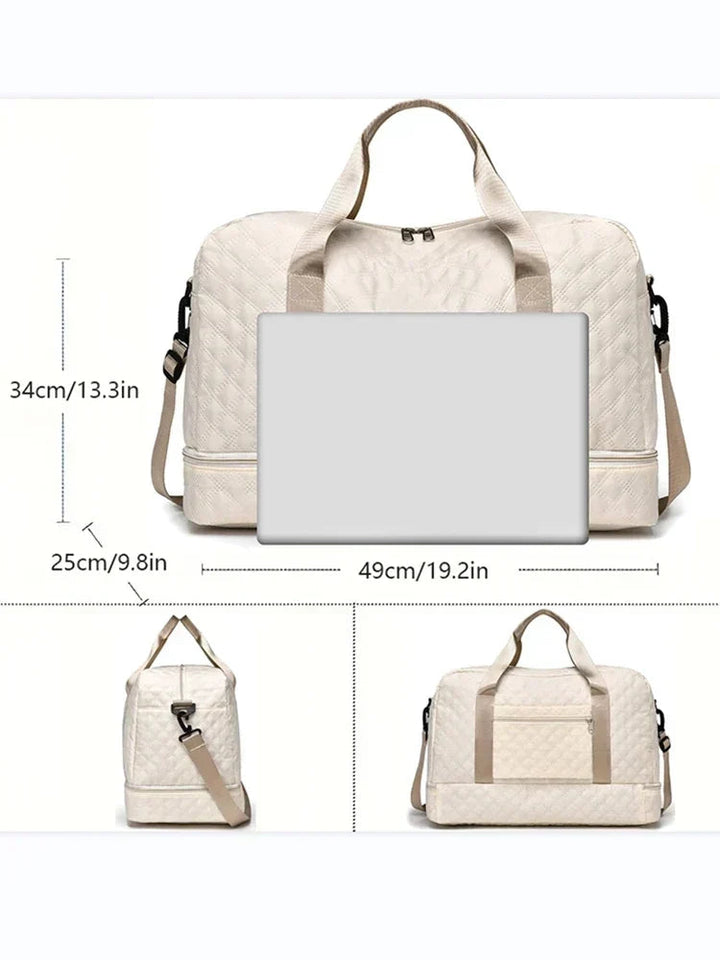 Spacious Water-Repellent Travel Bag – With Shoe Compartment and Wet Compartment 4