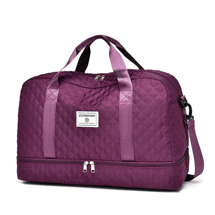 Spacious Water-Repellent Travel Bag – With Shoe Compartment and Wet Compartment 7
