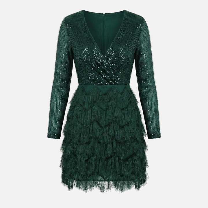 Sparkly_Sequin_Mini_Dress_with_Layered_Fringe_for_Women_9