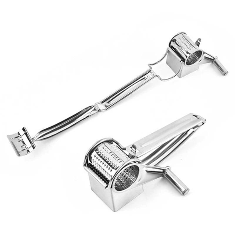 Stainless Steel Practical Rotation Cheese Grater – Made for Fast and Simple Food Preparation 5