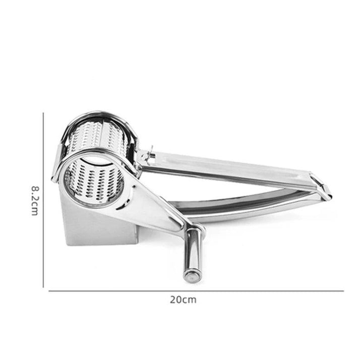 Stainless Steel Practical Rotation Cheese Grater – Made for Fast and Simple Food Preparation 6