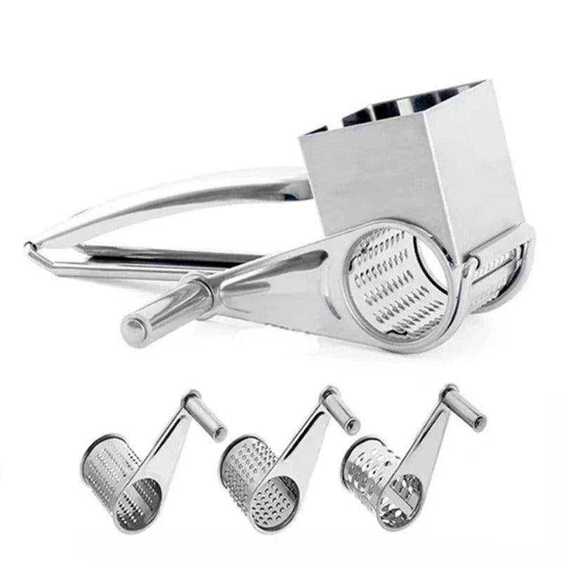 Stainless Steel Practical Rotation Cheese Grater – Made for Fast and Simple Food Preparation 7