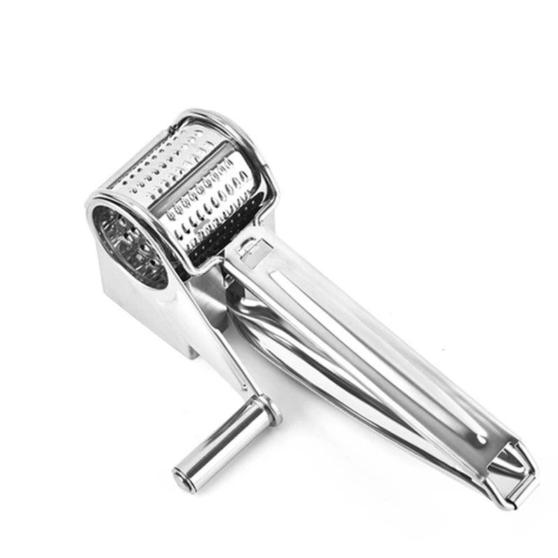 Stainless Steel Practical Rotation Cheese Grater – Made for Fast and Simple Food Preparation 9