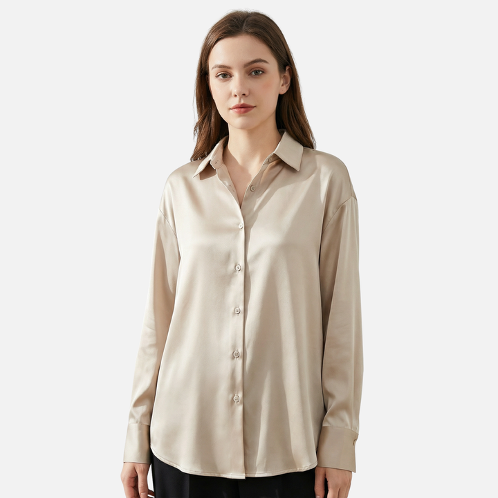 Stylish Blouse with Buttoned Cuffs for Women