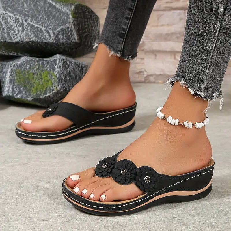 Suede_Wedge_Toe_Post_Sandals_with_Flower_Accents_for_Women_10
