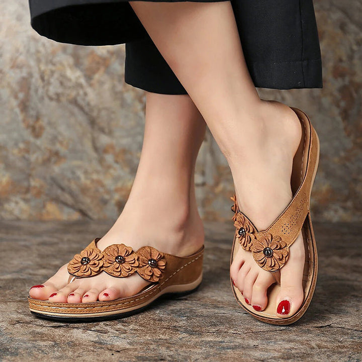 Suede_Wedge_Toe_Post_Sandals_with_Flower_Accents_for_Women_4