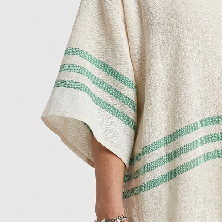 Summer Linen Set of Airy Wide-Leg Pants for Women