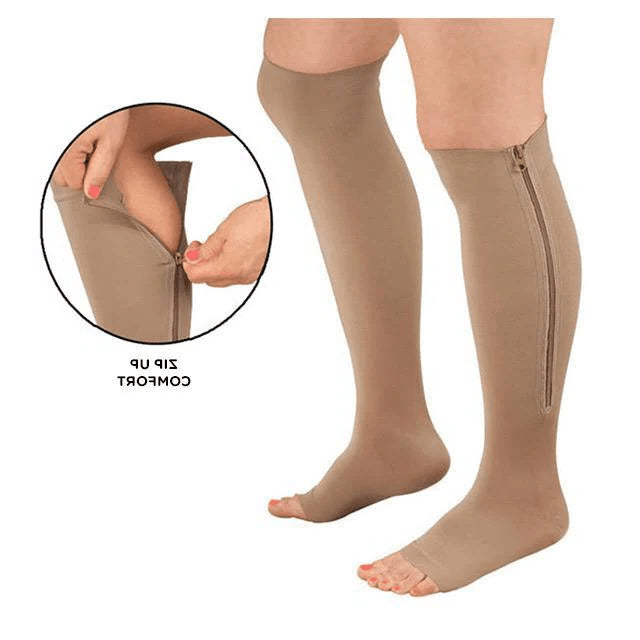 Supportive Compression Stockings – With Zipper 10