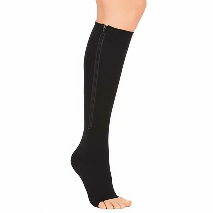 Supportive Compression Stockings – With Zipper 12