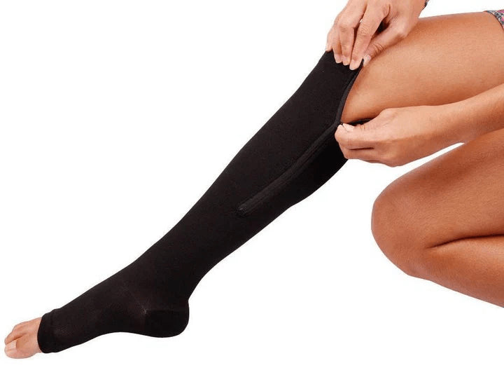 Supportive Compression Stockings – With Zipper 13