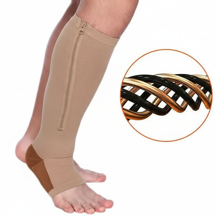 Supportive Compression Stockings – With Zipper 6