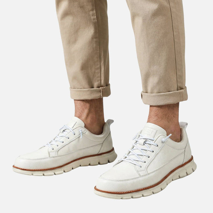 Durable Leather Comfortable Sneakers for Men