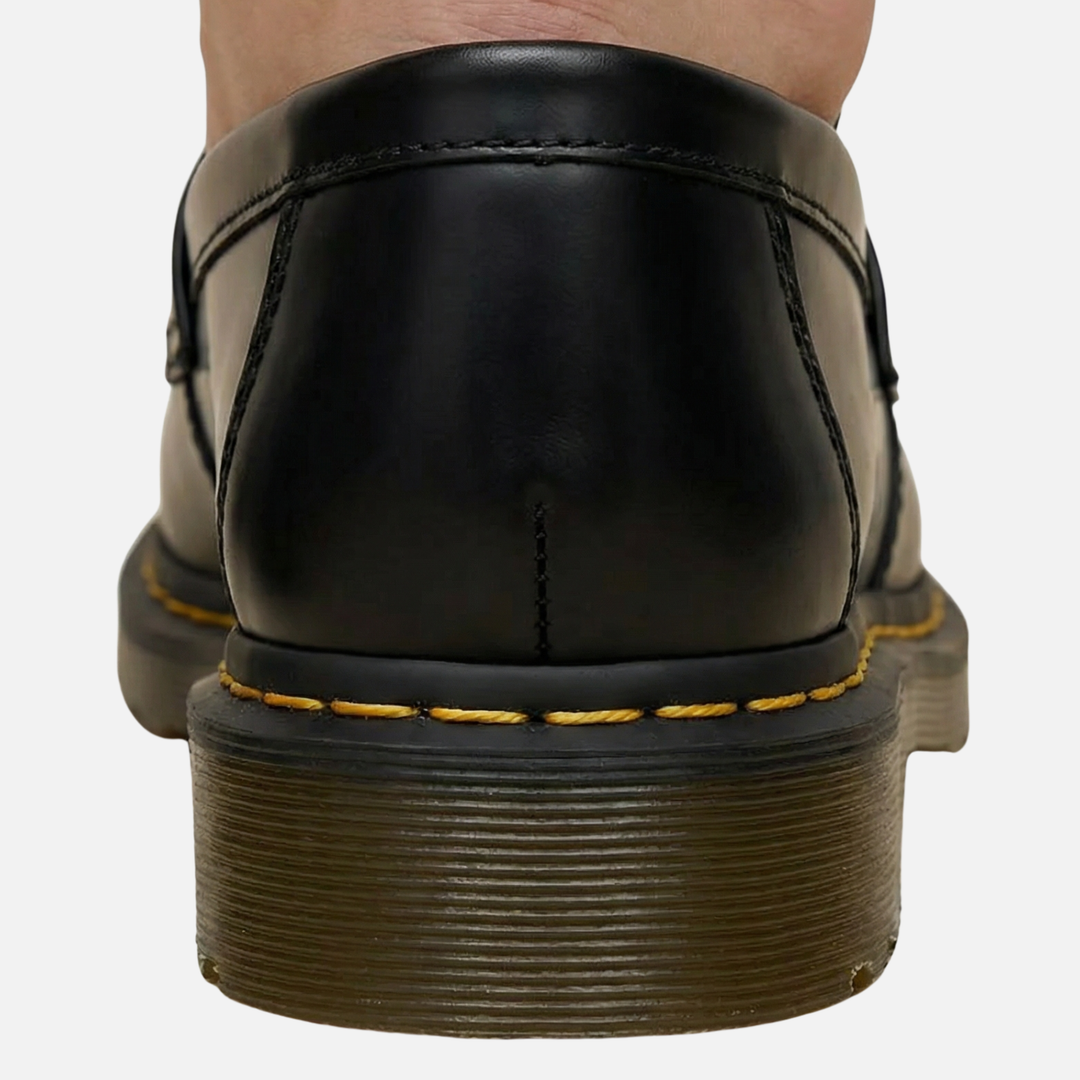 Low-Heel Loafers with Stitched Moc Toe for Men