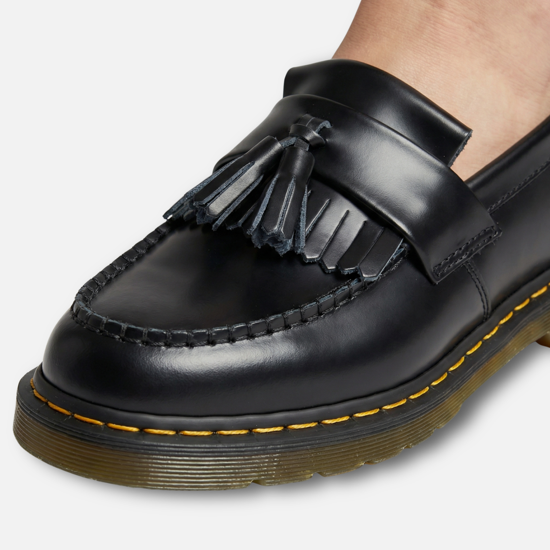 Low-Heel Loafers with Stitched Moc Toe for Men