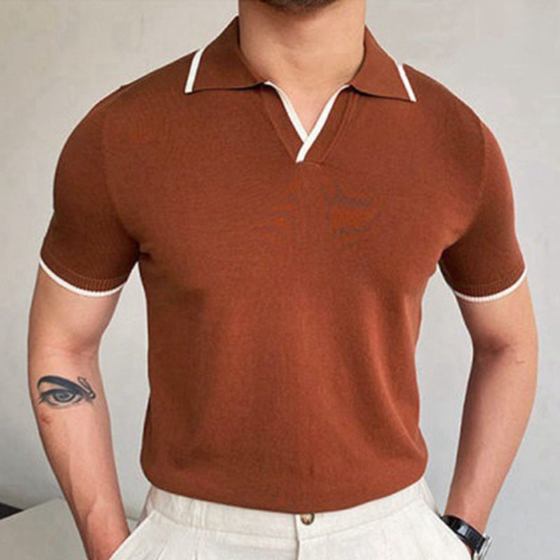 Textured_Polo_Top_Deep_V_Neck_Style_for_Men_5