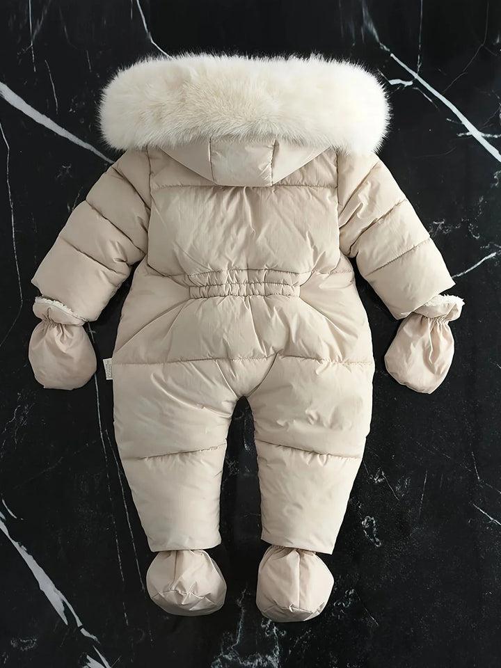 Combinaison Pilote pour Bébé – Doublure Chaude, Modèle Hiver avec Capuche et Zip 5