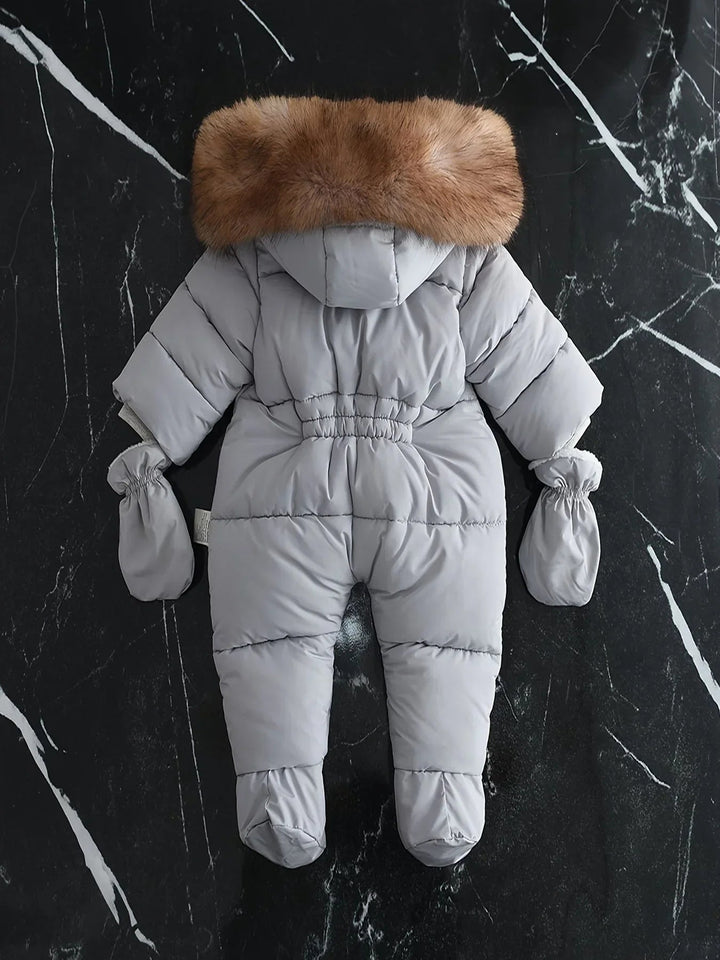 Combinaison Pilote pour Bébé – Doublure Chaude, Modèle Hiver avec Capuche et Zip 6