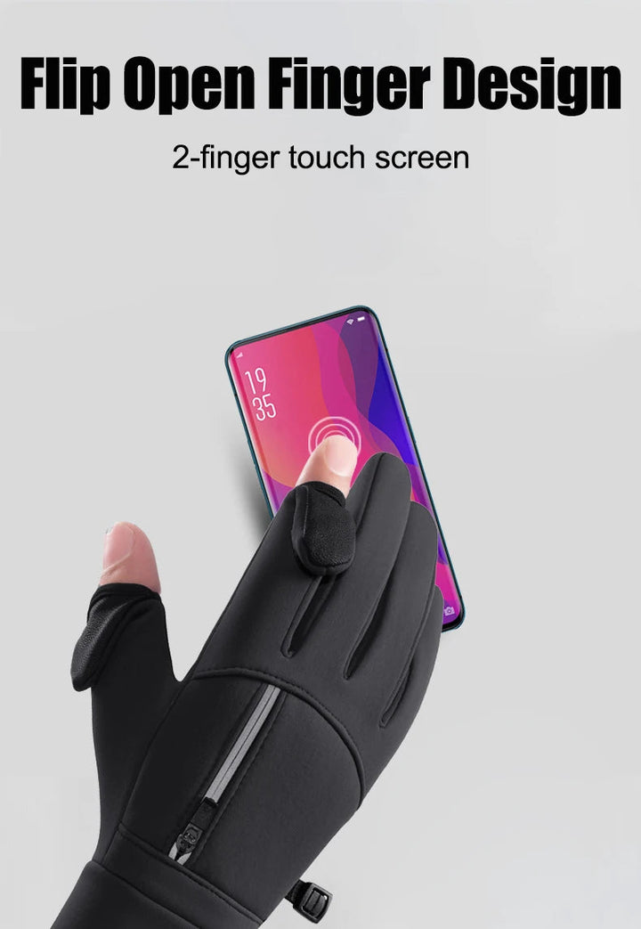 Warm Winter Gloves – Waterproof and Windproof with Touchscreen-Capable Functionality 2