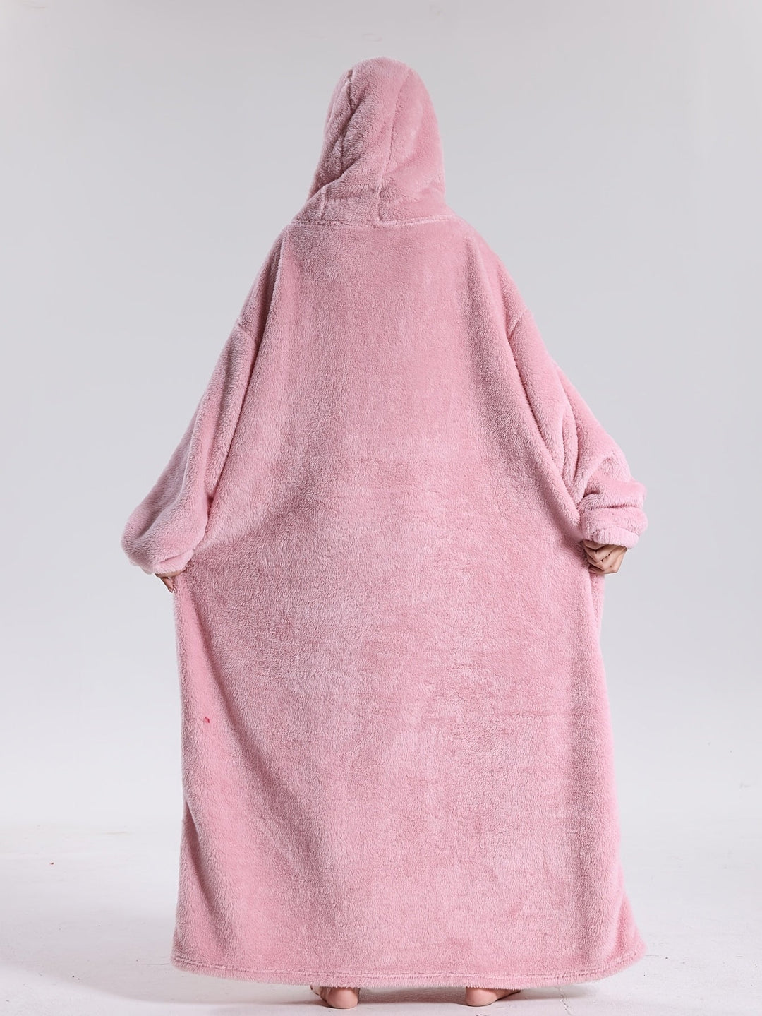 Warming Wearable Blanket Pullover – Cozy with Hood and Sleeves 6