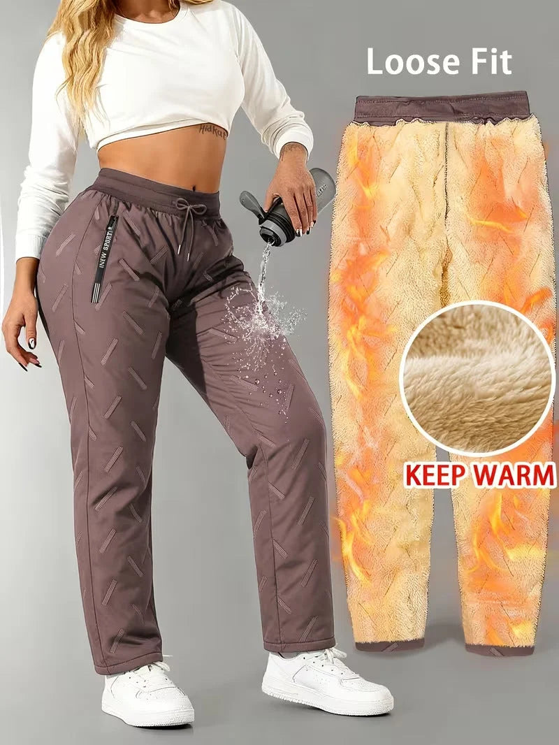 Water-repellent Thermal Pants – Warm Fleece Lining 25
