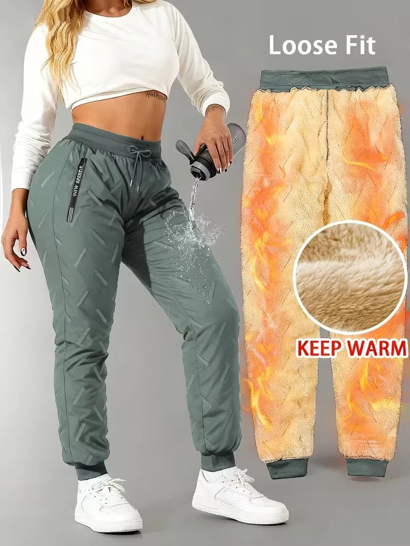 Water-repellent Thermal Pants – Warm Fleece Lining 26