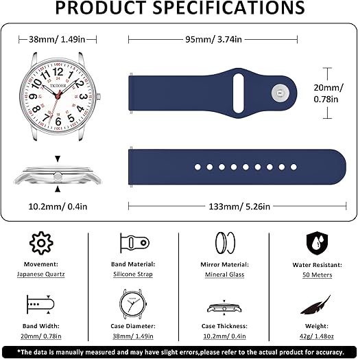 Waterproof Nurse Watch – Precise & Well Legible 3