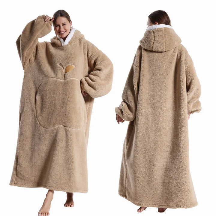 Wearable Fleece Hoodie Blanket – With Hood and Kangaroo Pocket 6