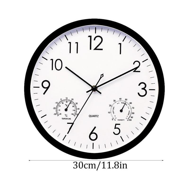 Weatherproof Garden Clock – For Outdoor Area with Temperature Display and Elegant Design 4