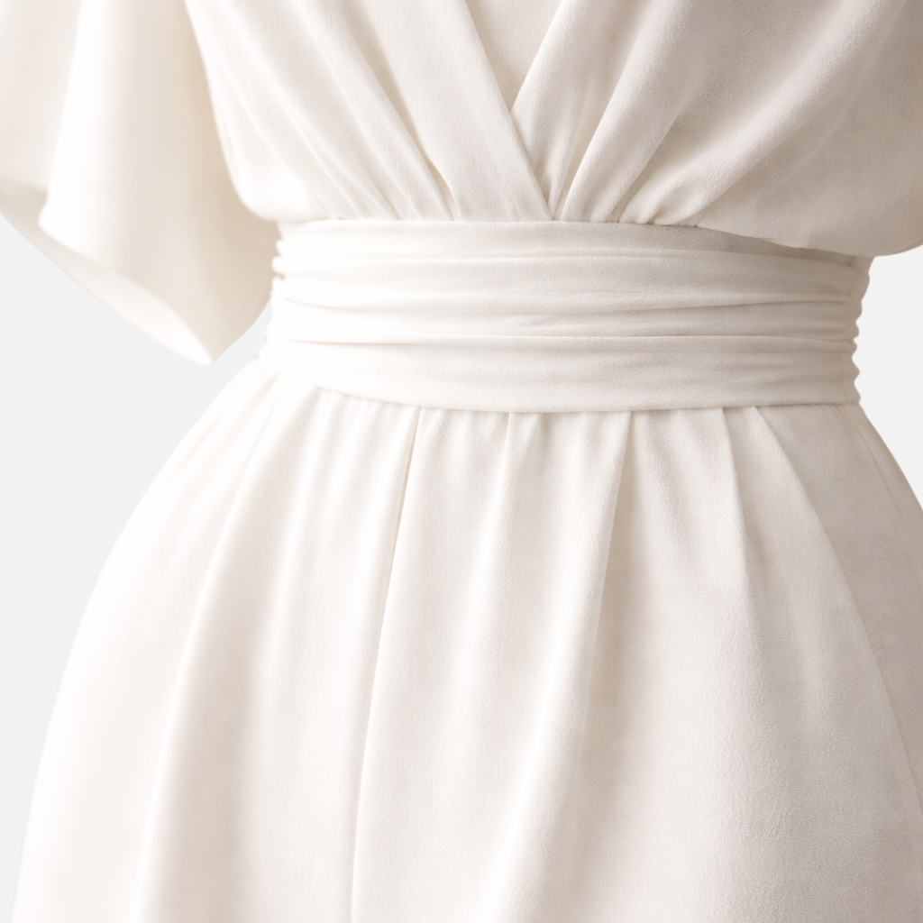 Wide Leg Jumpsuit with V Neckline for Women