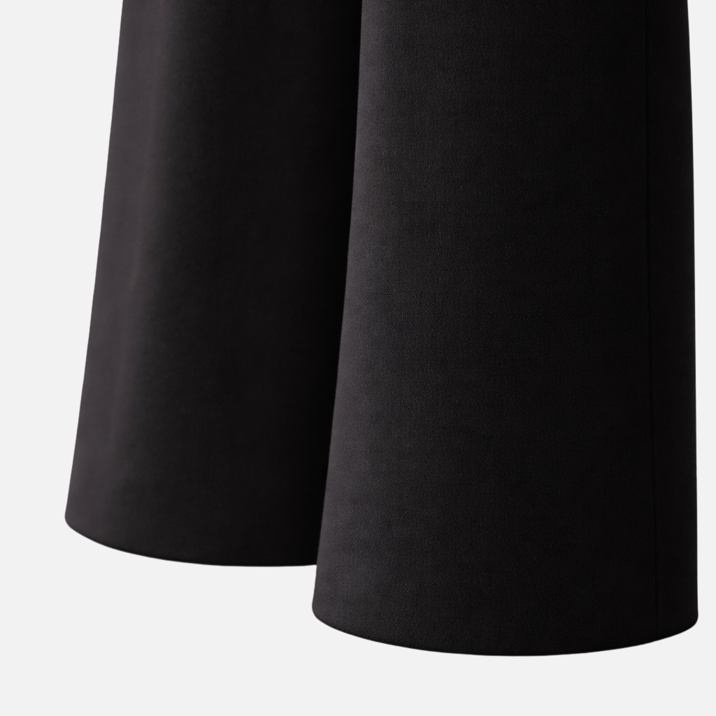 Wide Leg Jumpsuit with V Neckline for Women