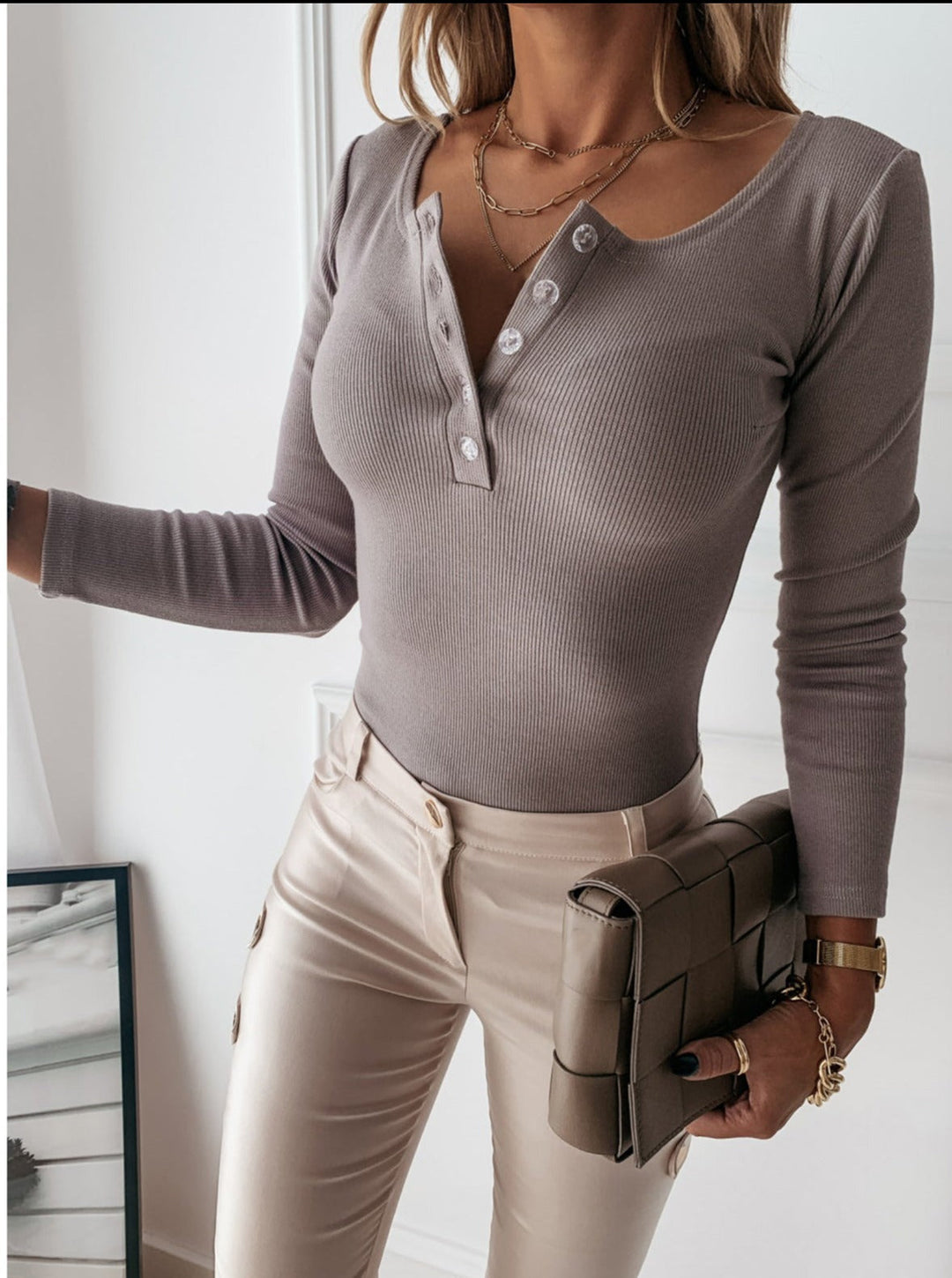 Women_s_Cotton_Henley_Blouse_Ribbed_Long_Sleeve_3