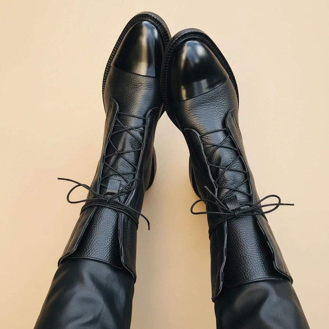 Women_s_Durable_Ankle_Boots_Pointed_Toe_Adjustable_Fastening_1