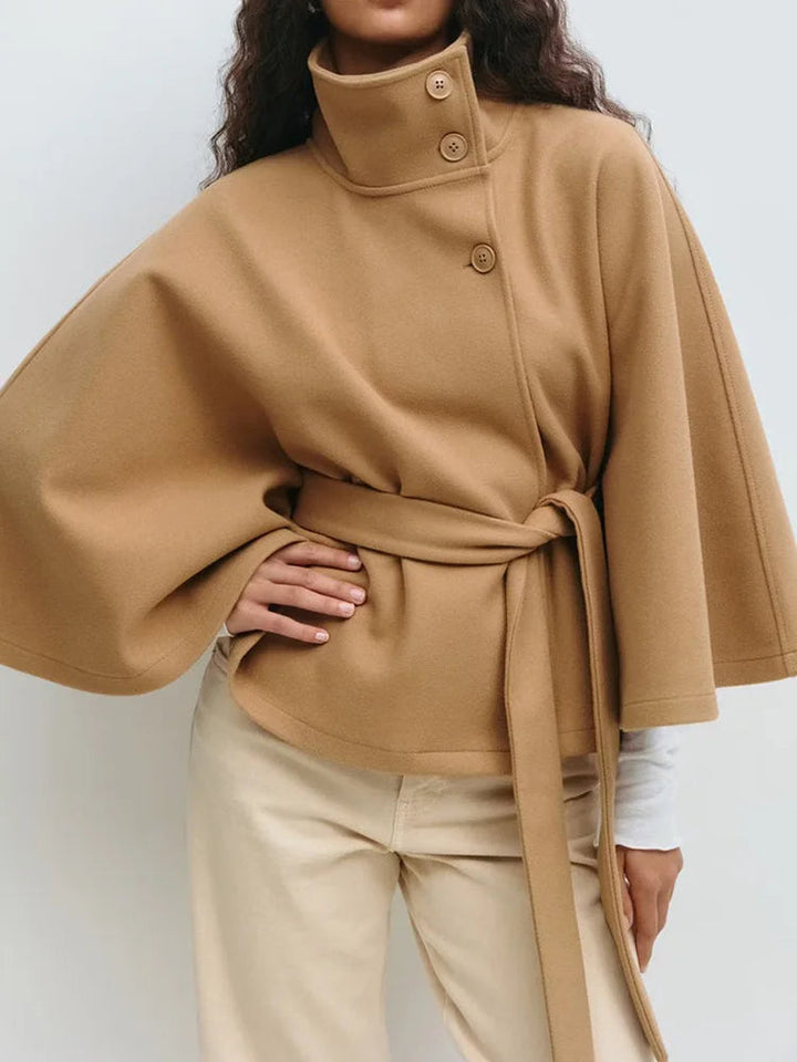 Women_s_Jacket_High_collar_buttoned_with_waist_belt_2