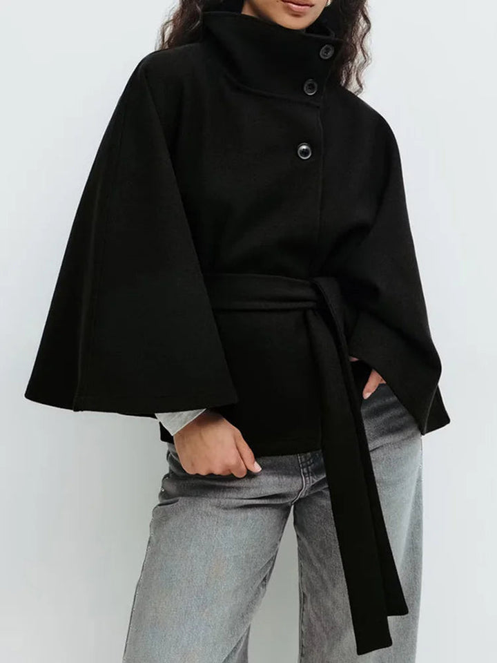Women_s_Jacket_High_collar_buttoned_with_waist_belt_4