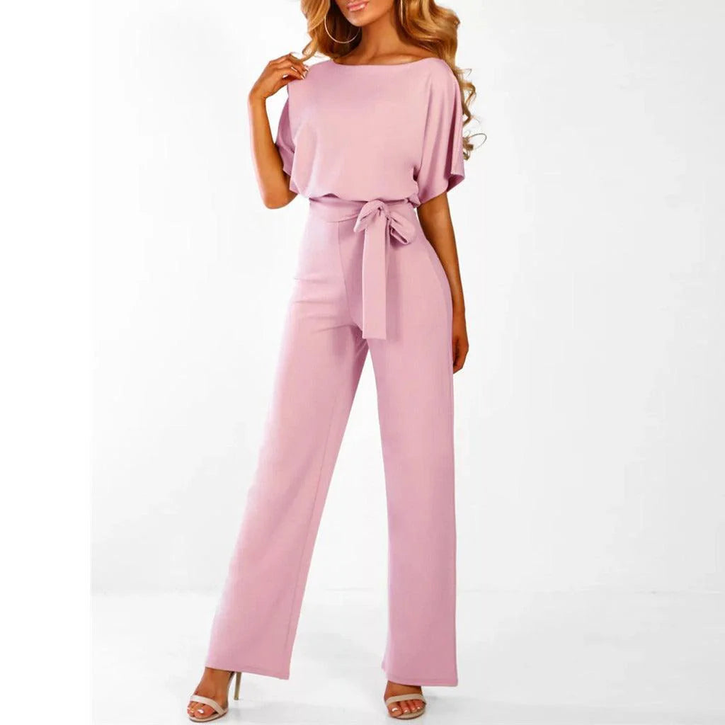 Women_s_Jumpsuit_Elegant_Waist_Belt_Wide_Legs_1