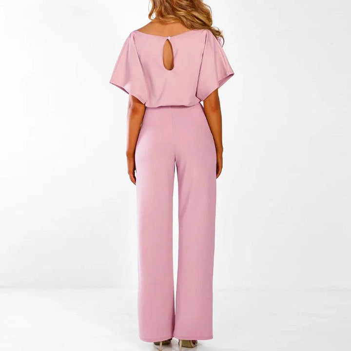 Women_s_Jumpsuit_Elegant_Waist_Belt_Wide_Legs_2